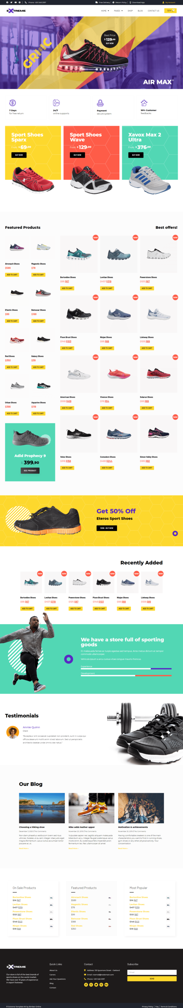 Homepage design iteration